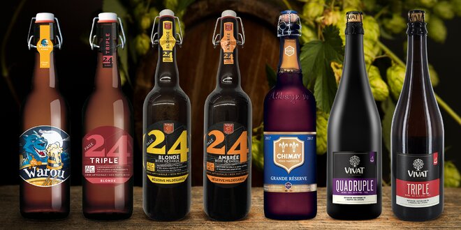Sedmičky prémiových piv z Francie a Belgie