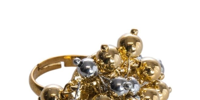 Dámský zlato-stříbrný mosazný prsten Esprit