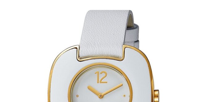 Dámské bílo-zlaté hodinky Esprit