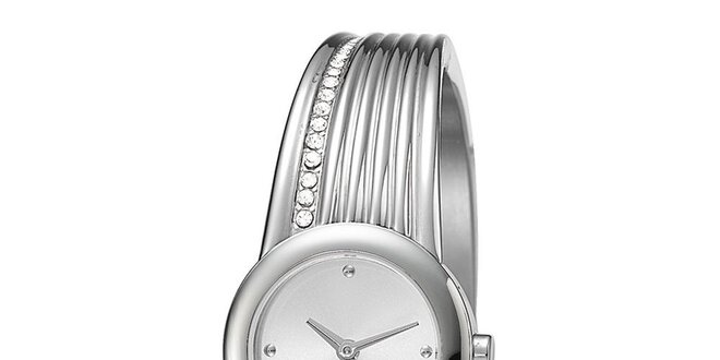Dámské ocelové hodinky se sofistikovaným náramkem Esprit