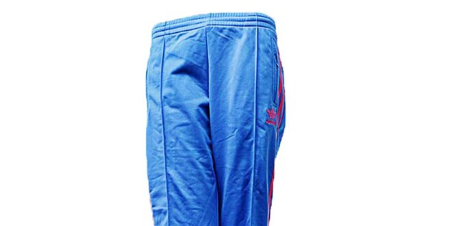 Dámské modré sportovní kalhoty Adidas