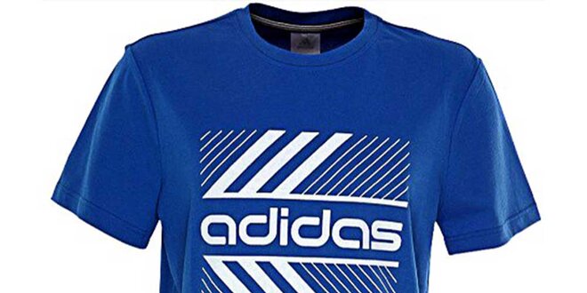 Pánské modré tričko Adidas