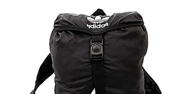 Pánský černý batoh s bílým logem Adidas