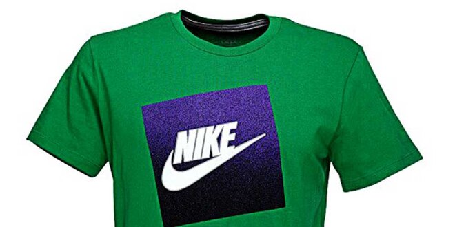 Pánské zelené tričko s potiskem Nike