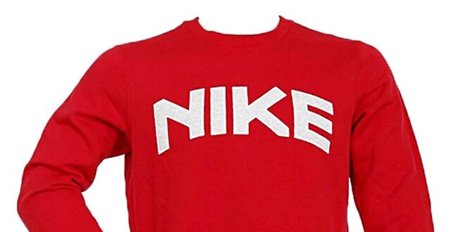 Pánská červená mikina Nike