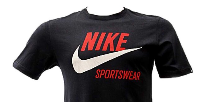 Pánské černé tričko Nike