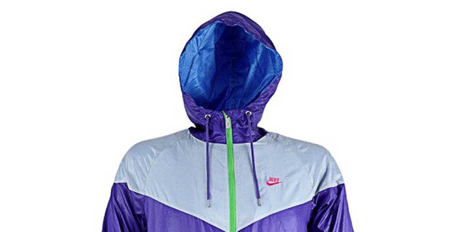 Pánská fialová šusťáková bunda Nike