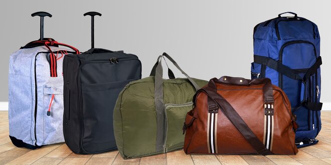 Skládací tašky, batohy na záda i kufry s kolečky