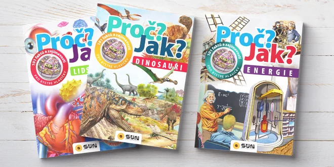 Knihy pro zvídavé děti: tělo, dějiny, zvířata i věda