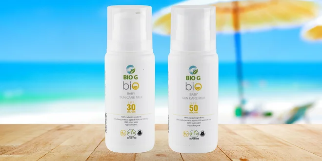 Certifikované bio mléko na opalování: SPF 30 či 50
