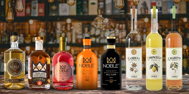 Prémiové belgické likéry, giny, whisky a rumy