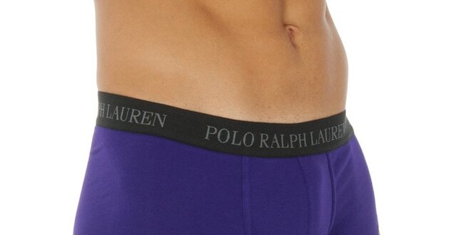 Pánské fialové bavlněné boxerky Ralph Lauren