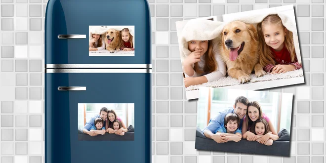 Sada 5 kusů magnetek s vlastní fotografií