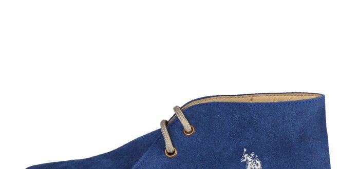Dámské tmavě modré šněrovací boty U.S. Polo