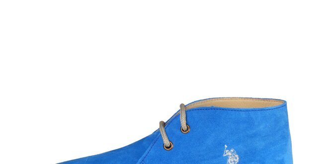 Dámské modré šněrovací boty U.S. Polo