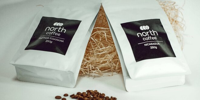 Balíček dvou výběrových zrnkových káv od NorthCoffee