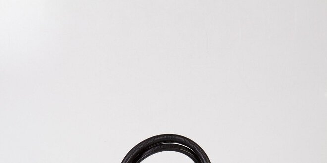 Černá kožená taška na notebook Calvin Klein