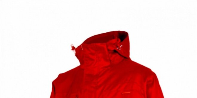 Pánská snowboardová bunda značky Envy v červené barvě