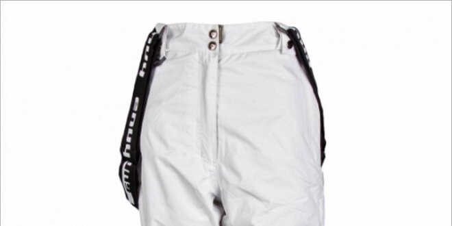Dámské lyžařské kalhoty s odepínacími šlemi značky Envy v bílé barvě