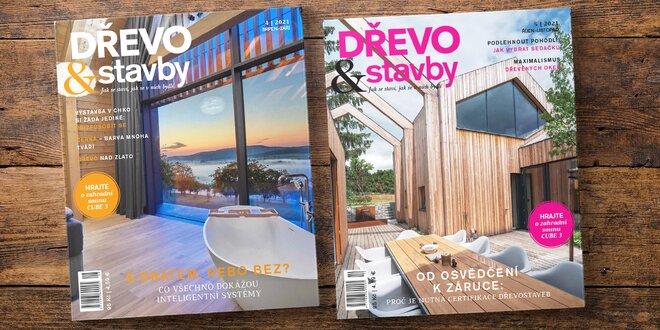 Roční předplatné magazínu Dřevo & stavby