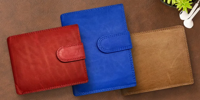 Kožené pánské peněženky s ochranou karet