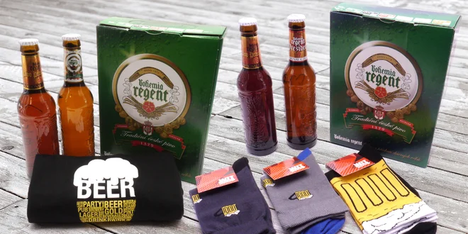 Piva Bohemia Regent a ponožky, trenýrky či tričko
