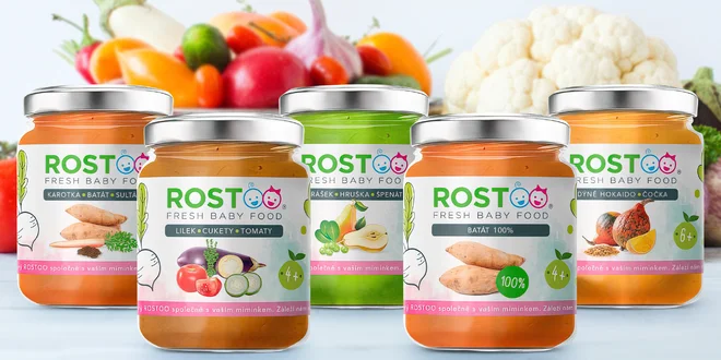 Rostoo: Chlazené čerstvé příkrmy pro nejmenší