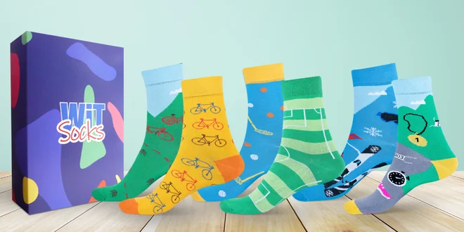 Dárkové sety ponožek se sportovními motivy