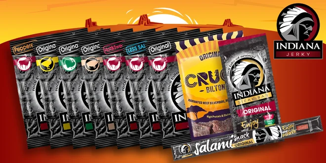 10 balíčků sušeného masa Jerky včetně dopravy