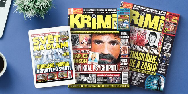 Předplatné Krimi Revue a el. verze Světa na dlani