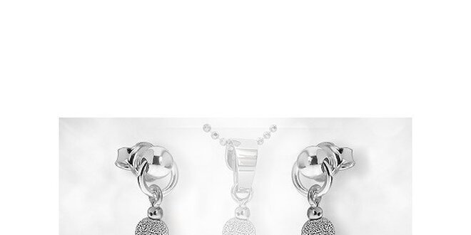 Stříbrné náušnice s perlou SWAROVSKI - levandulová