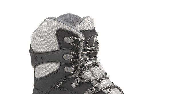 Pánské černo-šedé vysoké zimní trekingové boty Head s membránou