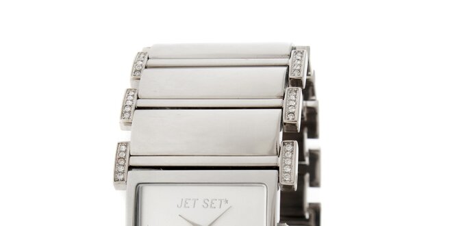 Dámské náramkové hodinky Jet Set s kamínky
