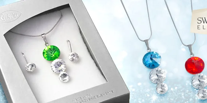 Souprava šperků Victoria s krystaly Swarovski