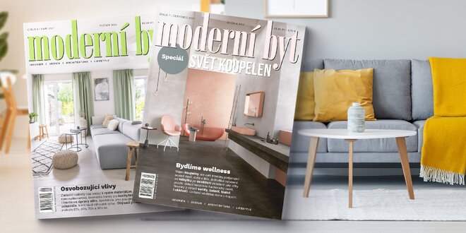 Roční předplatné časopisu Moderní byt