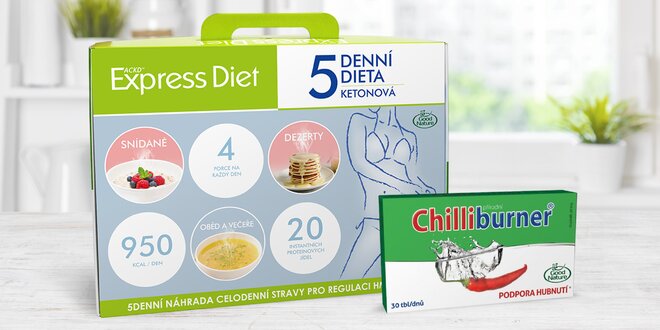 5denní ketonová dieta: 20 jídel + Chilliburner