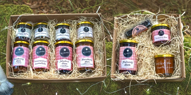 České hořčice, chutney i džemy v dárkovém balení