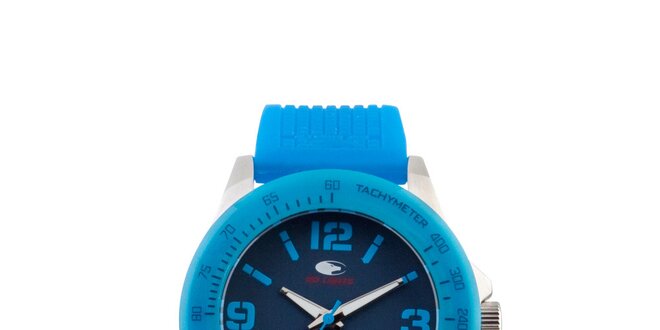 Tyrkysově modré analogové hodinky No Limits