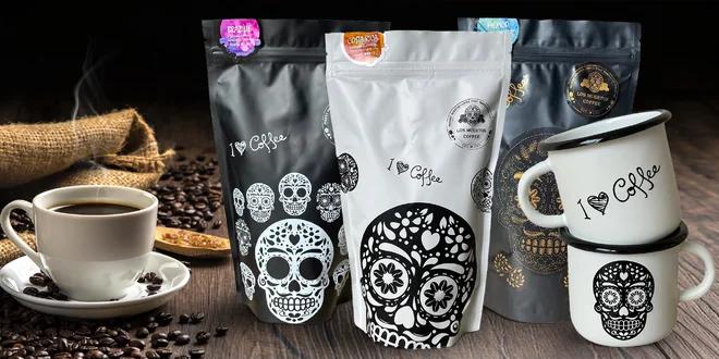 Ekologicky pěstovaná káva Los Muertos i dárkové sety