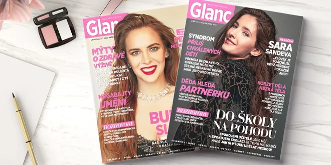 Roční předplatné lifestylového časopisu Glanc