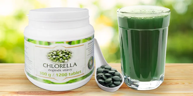 Čistá chlorella pro posílení organismu: 1200 tablet