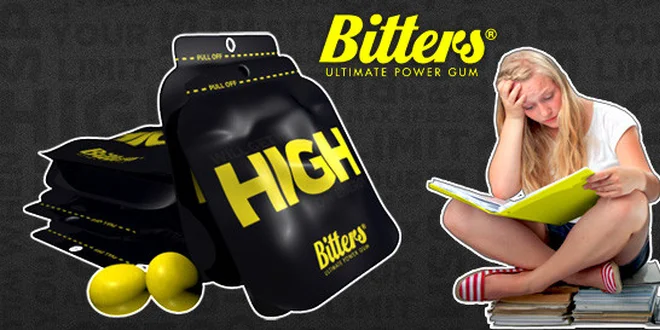 Žvýkačky Bitters pro okamžité dobití energie