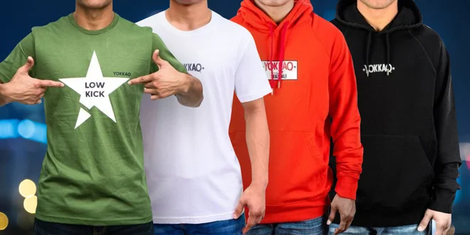 Trička a mikiny s kapucí ze 100% bavlny od YOKKAO