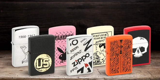 Benzínové zapalovače Zippo v designovém kabátku