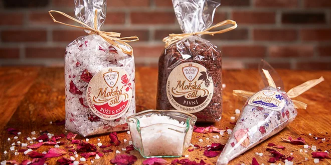 Himálajské a mořské soli pro domácí aroma lázeň