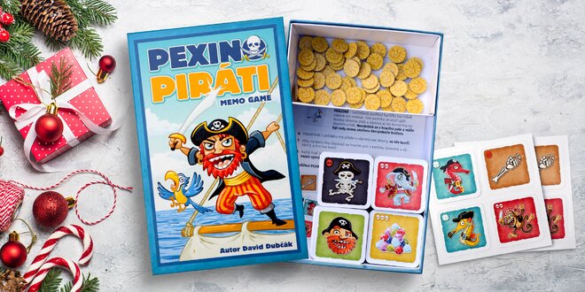 Pexino Piráti: desková hra po vzoru pexesa