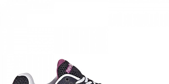 Dámské černé běžecké boty New Balance s fialovými detaily