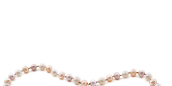 Dámský perlový náhrdelník se srdíčkem Orchira