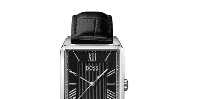 Dámské stříbrné hranaté hodinky Hugo Boss Orange