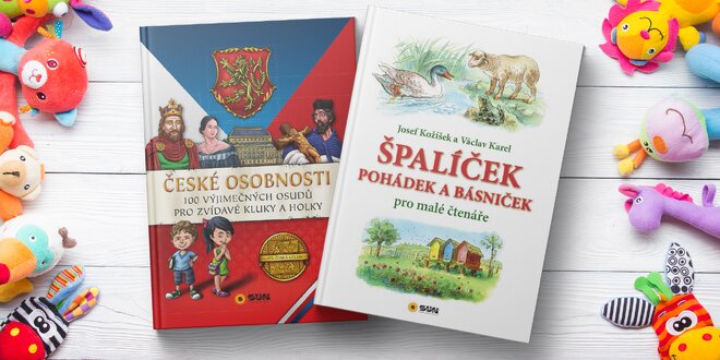 Knihy pro zvídavé děti i klasické české pohádky